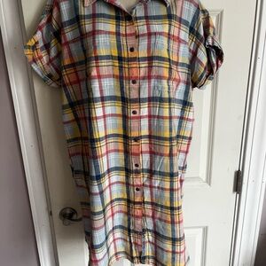 Orvis Women’s Soft Plaid Shirt Dress